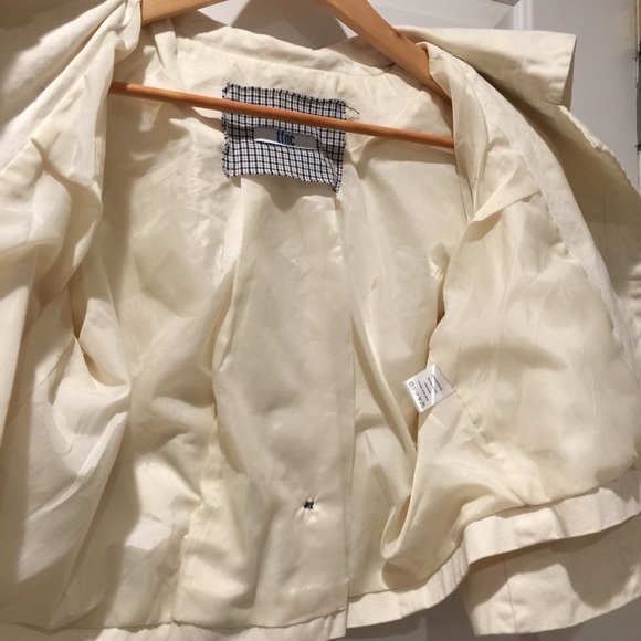 Off White Soft Cropped Jacket by TFNC LF Stores - Picture 5 of 6